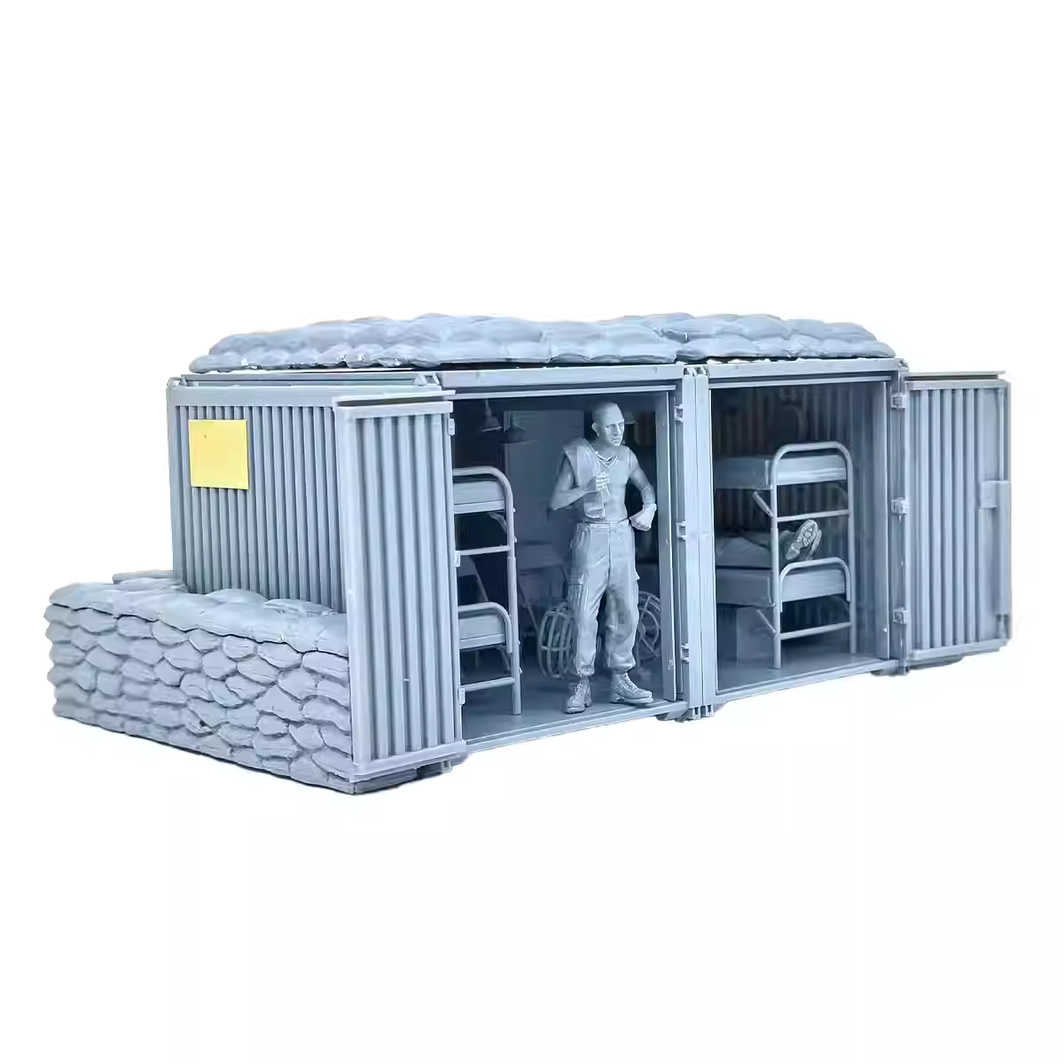 Explore the Gecko 35GM0116 1/35 US Army Base Temporary Dormitories model kit, featuring detailed barracks and accessories from the Vietnam War era.