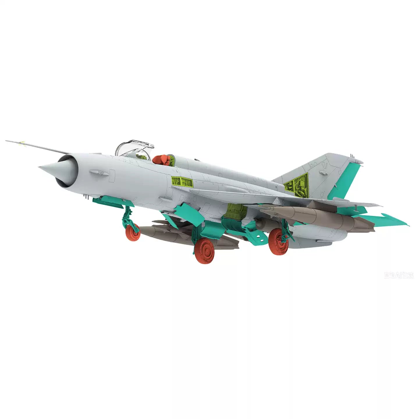 RFM6001 MIG-21MF 1/48 Fighter Model Kit | RYE FIELD Model
