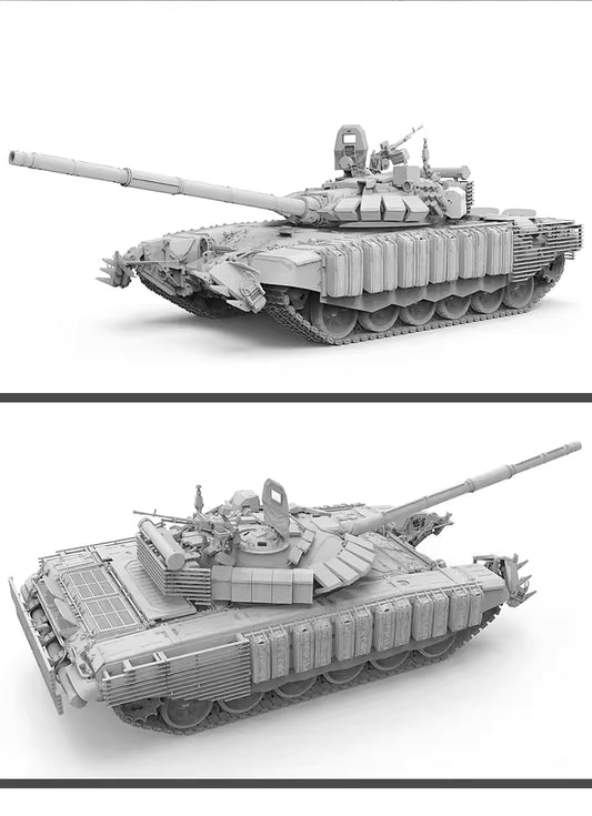 MENG TS-053 1/35 T-72B3M w/KMT-8 MINE CLEARING SYSTEM Tank Model Kit