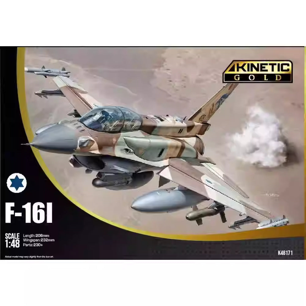KINETIC K48171 Israel Air Force F-16I SUFA Assembly 1/48 Model Kit - ModelHives