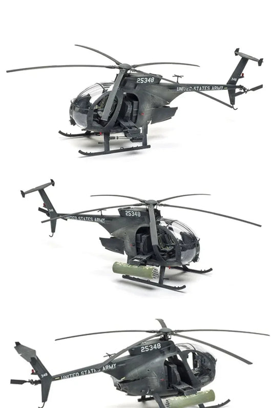 Kitty Hawk 50003 1/35 AH-6J/MH-6J `Nightstalkers` Assemble Plastic Model Helicopter - ModelHives
