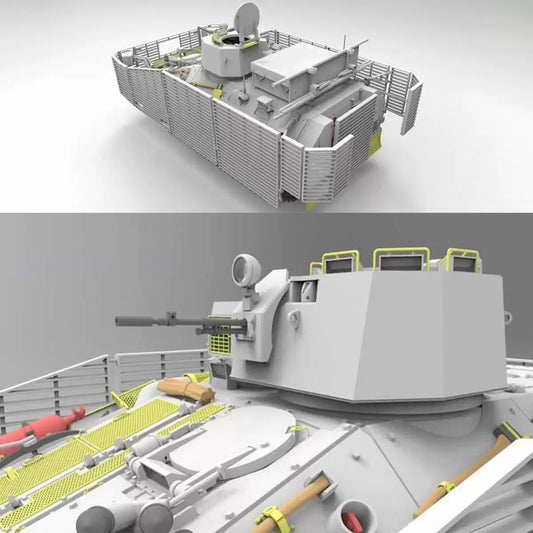 Gecko Models 35GM0054 1/35 British FV103 Spartan APC w/ ODIN TES(H) Turret Kit