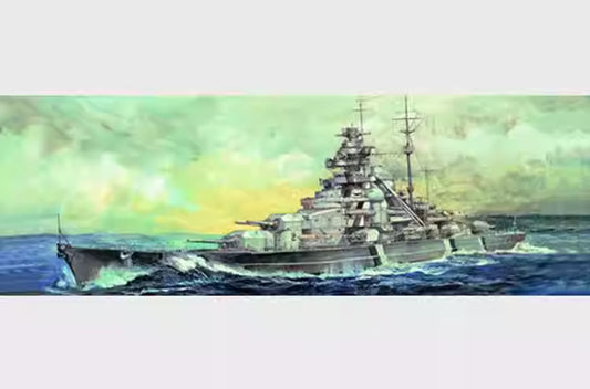 Explore this Germany Bismarck Battleship Model Kit 1941 | Trumpeter 05711 1/700