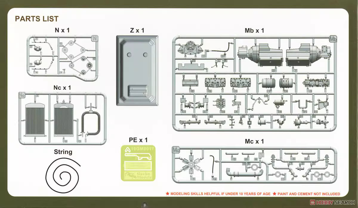 Gecko Models 16GM0017 1/16 Universal Carrier Mk.I & II V8 Engine