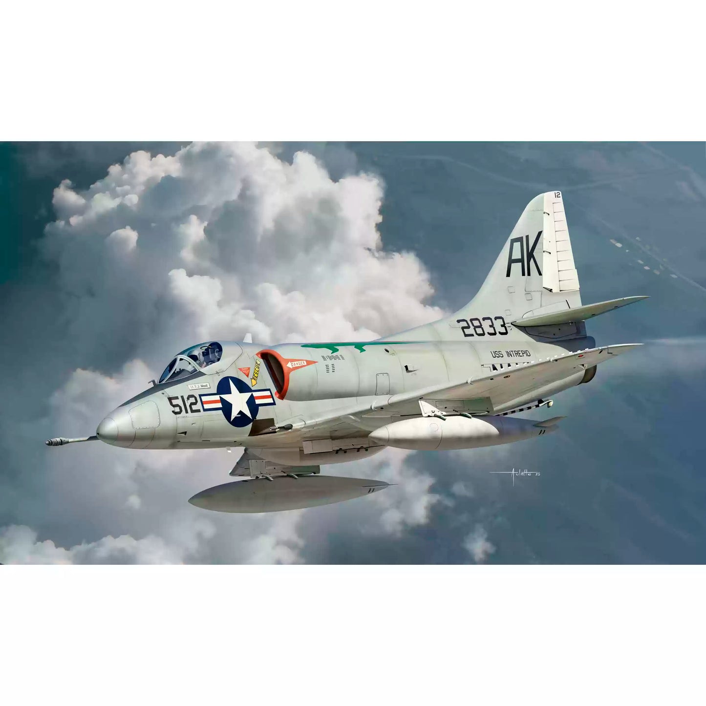 Hobbyboss 81790 1:48 A-4B Sky Hawk Fighter Model Kit