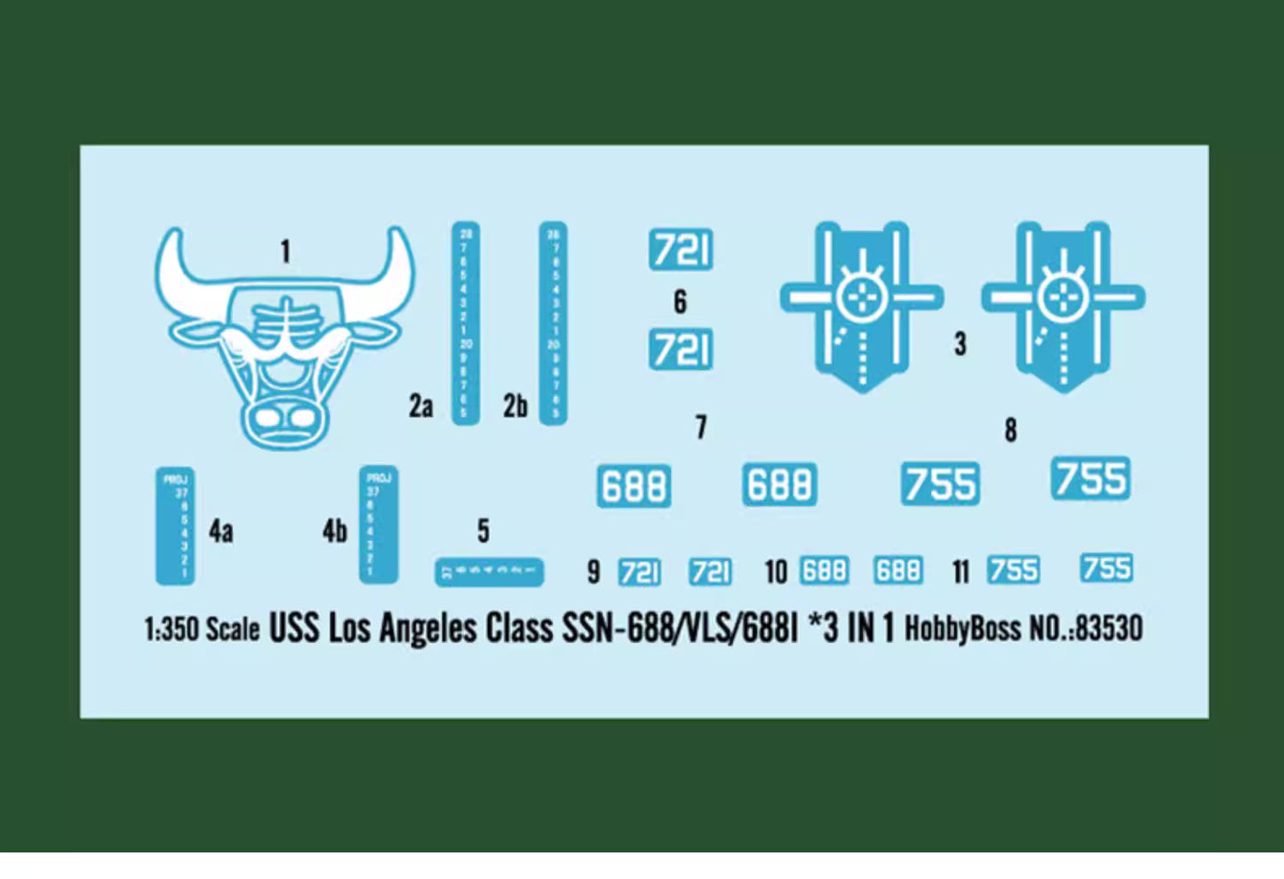 Hobbyboss 1/350 83530 Scale USS Los Angeles Class SSN-688/VLS/668I Model Kit
