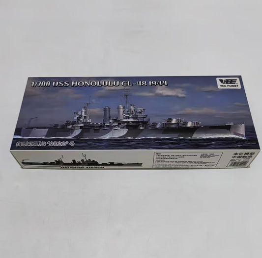 VEE HOBBY V57018 Honolulu CL-48 1/700 Light Cruiser-Standard Ship Model Kit