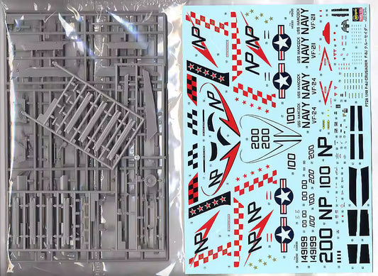 F-8J Crusader U.S. Navy/M.C. Carrier-Borne 1/48 Fighter | Hasegawa HA07226 - ModelHives