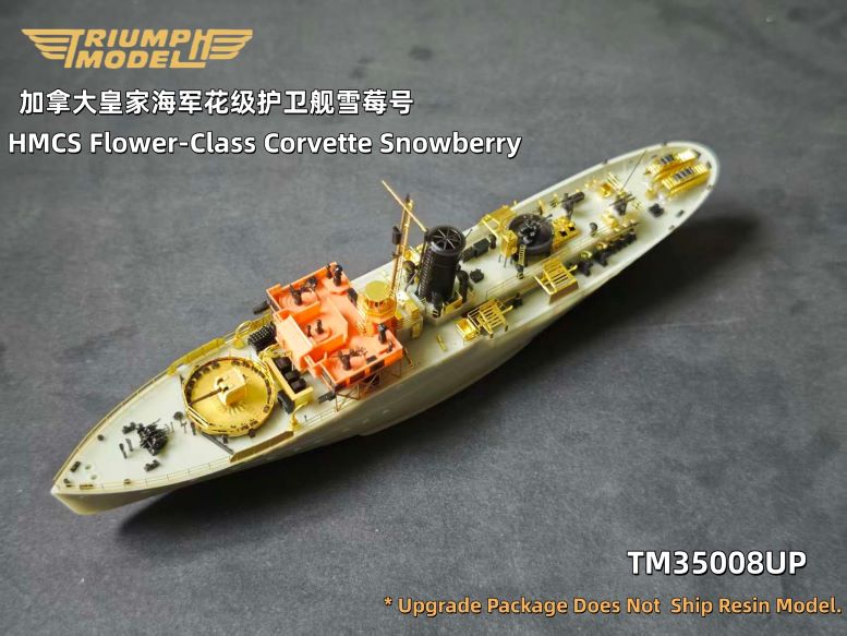 TM35008UP 1/350 HMCS Flower-Class Corvette Snowberry Upgrade Pack "NO SHIP MODEL