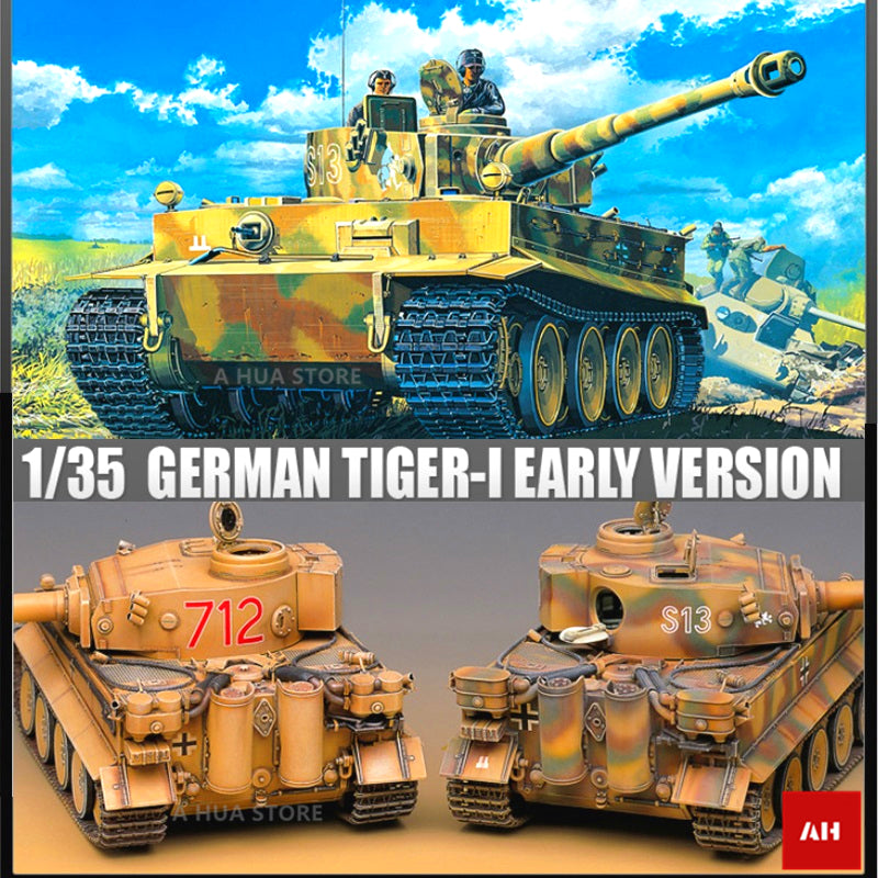 Academy AC13239 1/35 GERMAN TIGER-I EARLY VERSION model kit
