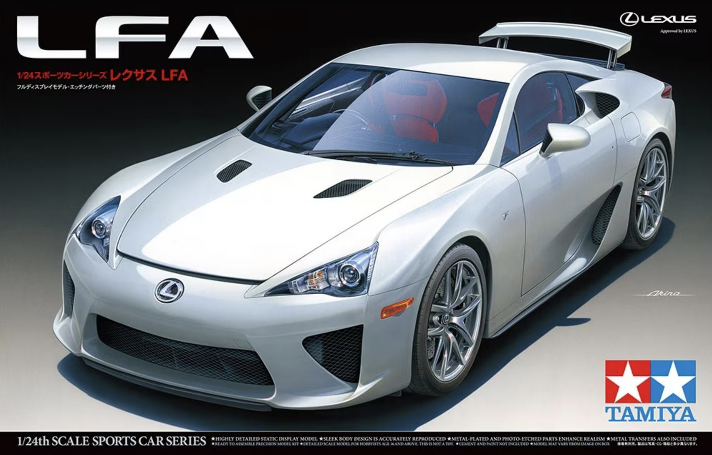 Tamiya 24319 1/24 Scale LFA Model Sports Car Series Model Kit