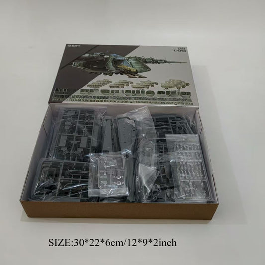 Great Wall L1013 1/144 German Me323 E-2 Giant Transport Aircraft (w/4 Vehicles)