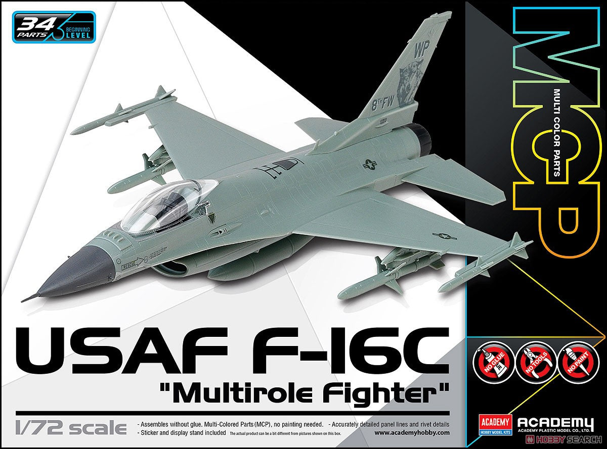 Academy AC12541 1/72 USAF F-16C "Multirole Fighter" MCP "PLASTIC MODEL kit