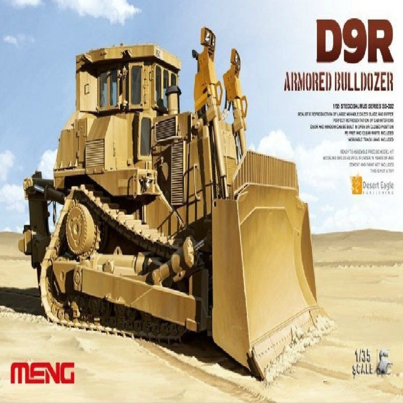 Meng SS-002 Model 1/35 Isreali D9R Doobi Armored bulldozer Model Kit