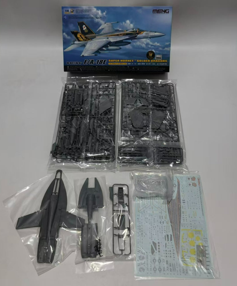LS-023 MENG 1/48 F/A-18E Super Hornet Golden Dragons HEC Model Exhibition limited Edition Kit