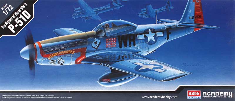 Academy 12485 1/72 P-51D Mustang FIGHTER PLANE Model Kit "Plastic model¡±