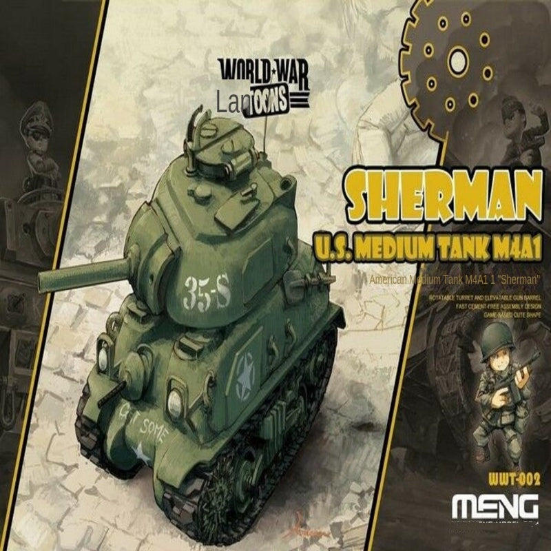 Meng Model WWT-002 U.S. Medium Tank M4A1 Sherman