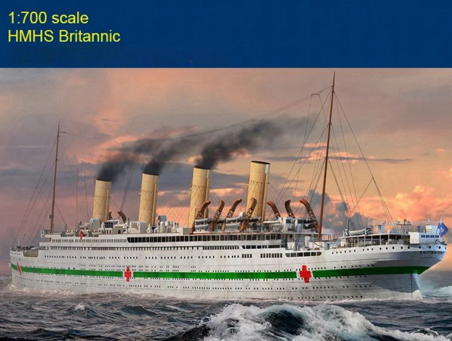 Hobbyboss 83422 1:700 OHMHS Britannic Ship Assembly Model Kit