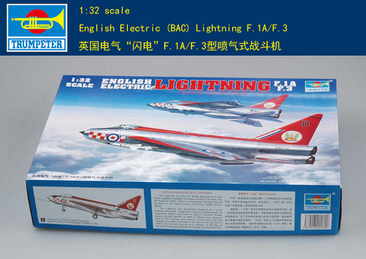 Trumpeter 02280 1/32 BAC Lightning F.1A/F.3  "Plastic model"