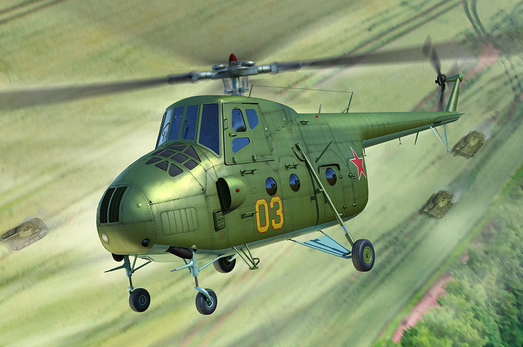 Trumpeter 05816 1/48 Russian Mi-4 "Hound" helicopter model kit