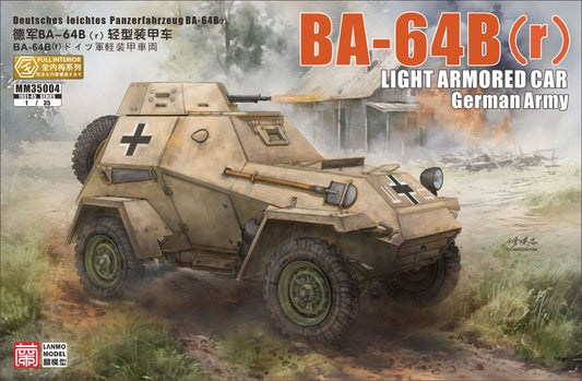 Heavy?Hobby Lanmo MM35004 1/35 BA-64B (r) Light Armored Car Fully Internal ModelHive