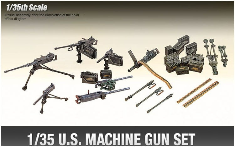 Academy AC13262 1/35  US MACHINE GUN SET Plastic model