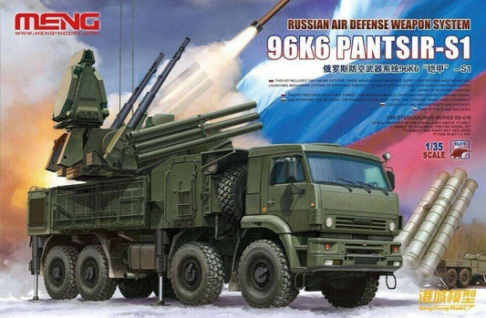 Meng Model 1/35 SS-016 Russian Air Defense Weapon System 96K6 Pantsir-S1 - ModelHives