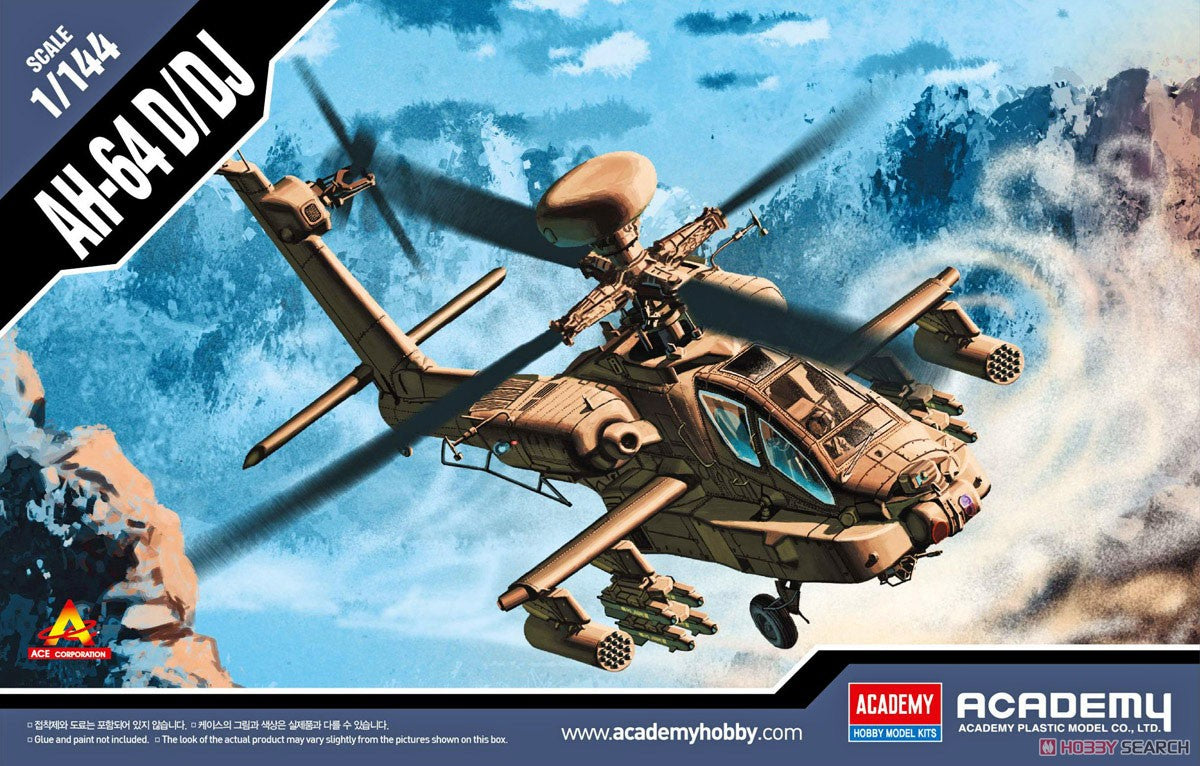 Academy 12625 1/144 AH-64D/DJ Apache  "Plastic model¡±