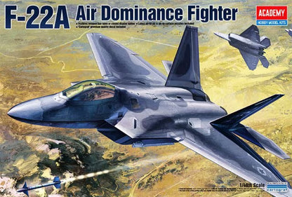 Academy AC12212 1/48 USAF F-22A Air Dominance Aircraft Model Kit