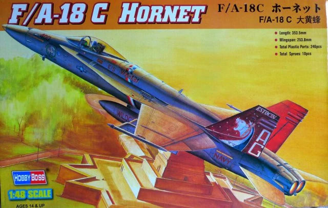 Hobbyboss 80321 1/48 F/A-18C Hornet Aircraft Model Kit