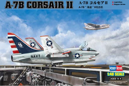 Special Sales! 1/48 A-7B Corsair II Aircraft Model Kit | Hobbyboss 80343