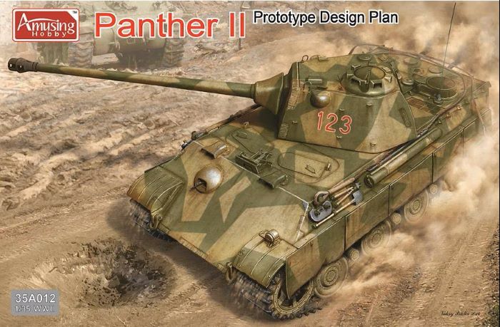 Amusing 35A012 1/35 Panther II Prototype Design Plan Reprint