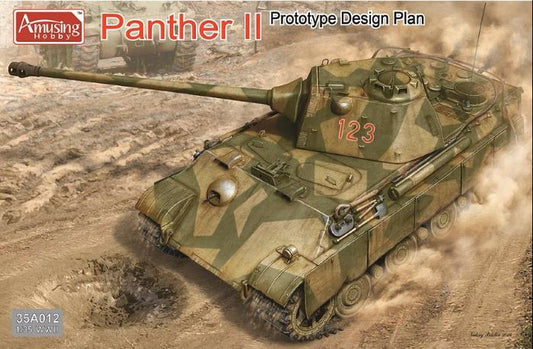 Amusing 35A012 1/35 Panther II Prototype Design Plan Reprint