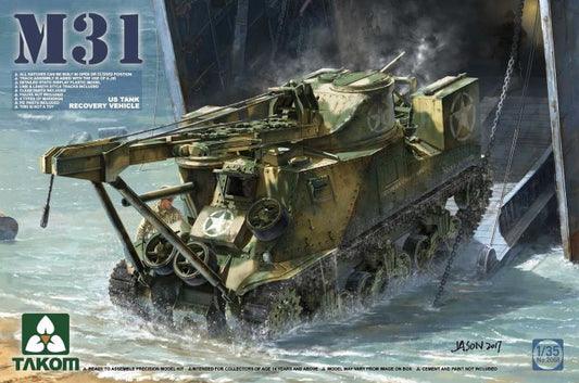 Takom 2088 1/35 US Tank Recovery Vehicle Model kit Reprint Presale