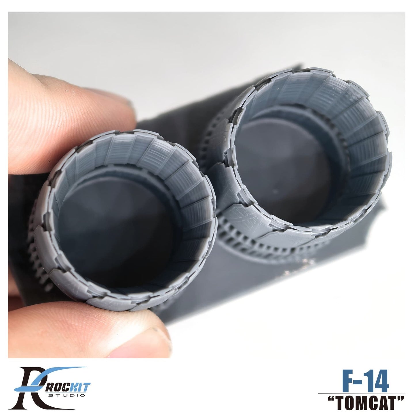ROCKIT 480503 1/48 F-14 B/D F-110 GE-400 Exhaust Nozzles (Open State) For Tamiya