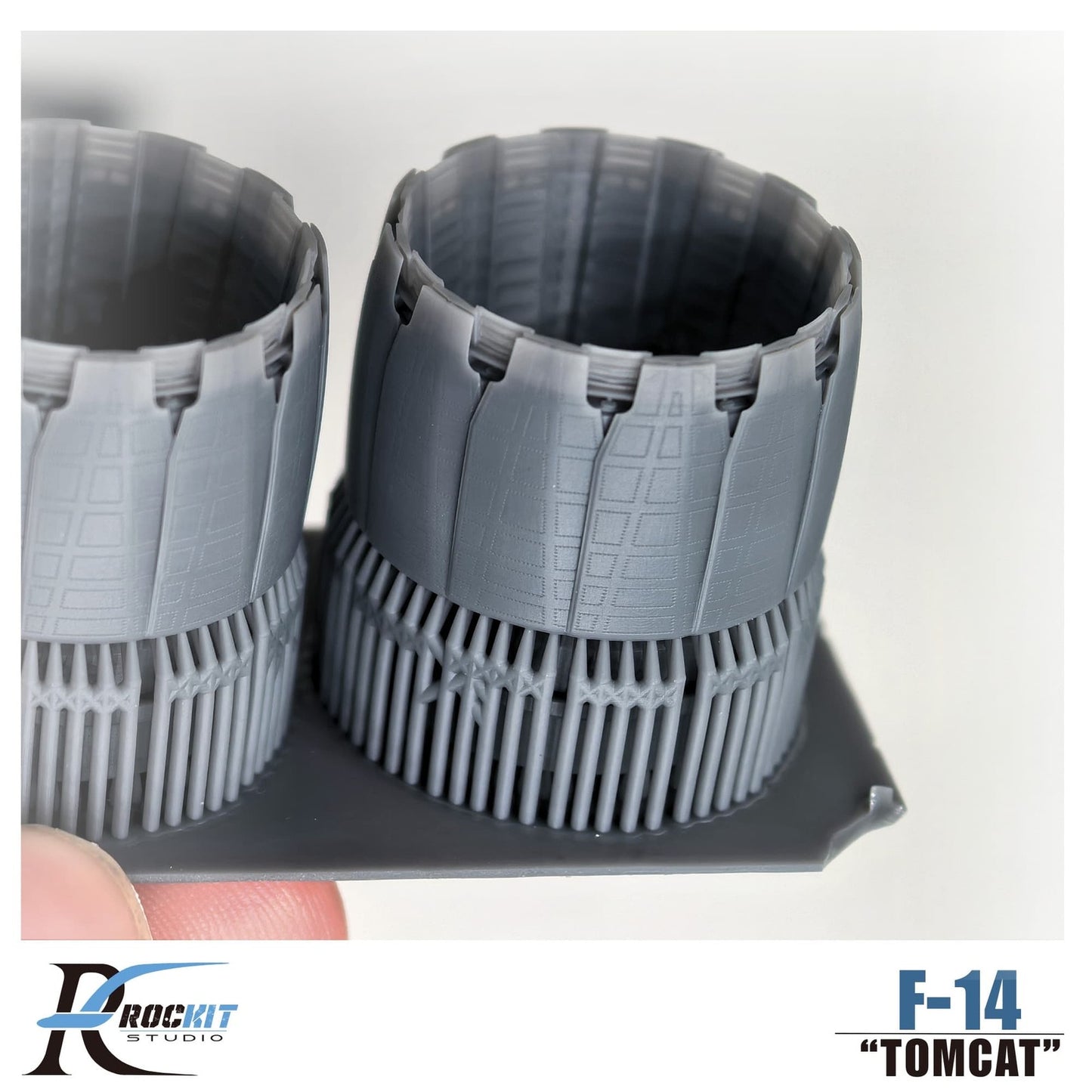ROCKIT 480503 1/48 F-14 B/D F-110 GE-400 Exhaust Nozzles (Open State) For Tamiya