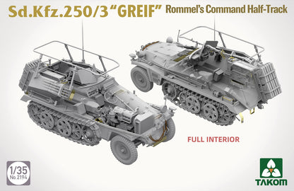 Explore this TAKOM 2194 1/35 Scale Sd.Kfz.250/3 Greif Half-Track Tank Model Kit 