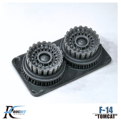 ROCKIT 480504 1/48  (off State)F-14 B/D F-110 GE-400 Exhaust Nozzles For Tamiya