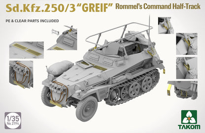 Explore this TAKOM 2194 1/35 Scale Sd.Kfz.250/3 Greif Half-Track Tank Model Kit 