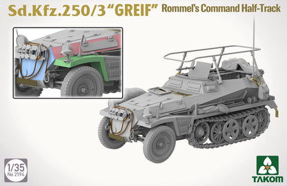 Explore this TAKOM 2194 1/35 Scale Sd.Kfz.250/3 Greif Half-Track Tank Model Kit 