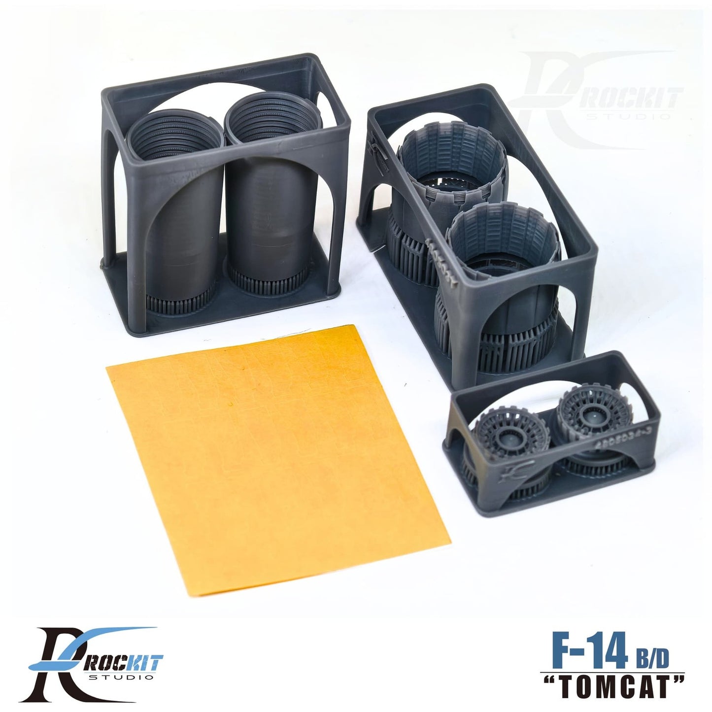 ROCKIT 480503 1/48 F-14 B/D F-110 GE-400 Exhaust Nozzles (Open State) For Tamiya