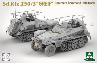 Explore this TAKOM 2194 1/35 Scale Sd.Kfz.250/3 Greif Half-Track Tank Model Kit 