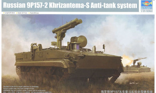 Trumpeter 09551 1/35 Russian 9P157-2 Khrizantema-S Anti-Tank System Model Kits