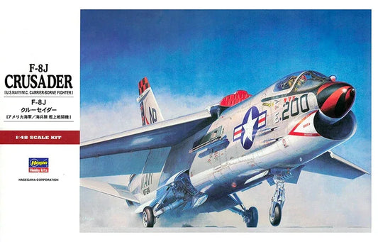 F-8J Crusader U.S. Navy/M.C. Carrier-Borne 1/48 Fighter | Hasegawa HA07226 - ModelHives