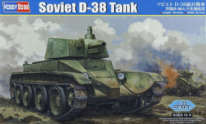 1:35 Soviet D-38 Tank Model Kit | Hobbyboss 84517