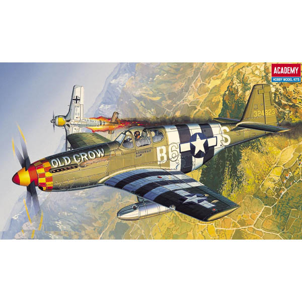 Academy 12464 1/72 P-51B Mustang fighter aircraft  "Plastic model¡±