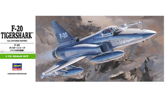 HASEGAWA HA00233 1/72 U.S. Air Force Fighter F-20 Tigershark Assembly Model Kit