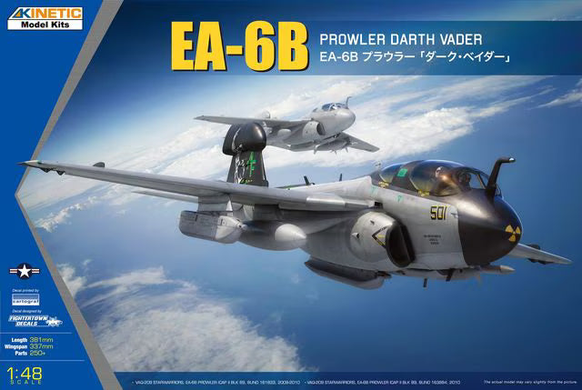 EA-6B DARK PROWLER Airplane Model Kit 1/48 | KINETIC K48075 - ModelHives