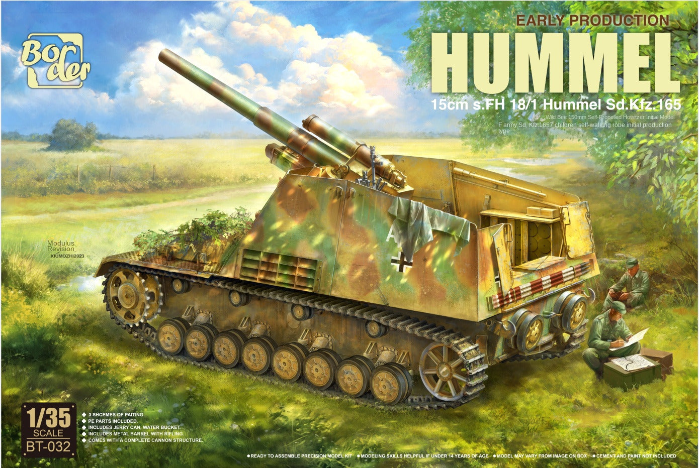 Border BT-032 1/35 German Sd.Kfz.165 Hummel Early Production (Plastic model)