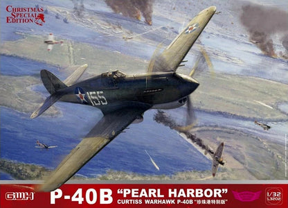 Great Wall L3202 1/32 Scale P-40B Warhawk Pearl Harbor Airplane Model Kit